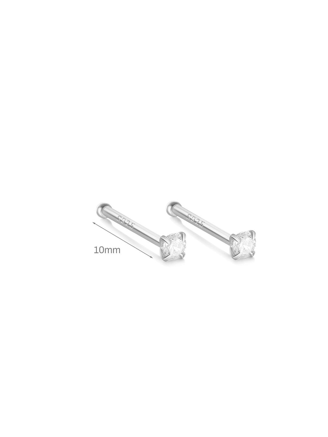 Gold Stud Earrings Sorcha with Ball Design