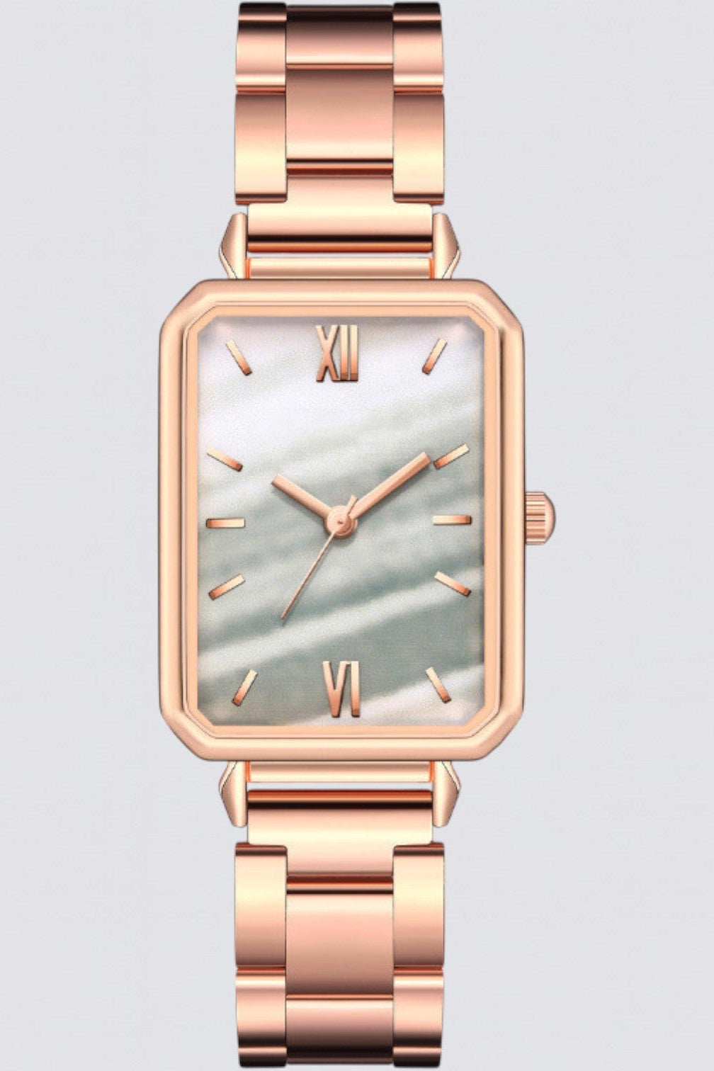 Rose Gold Watch Niamh with Blue Dial