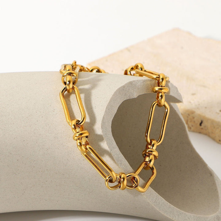 Gold Link Bracelet Méabh