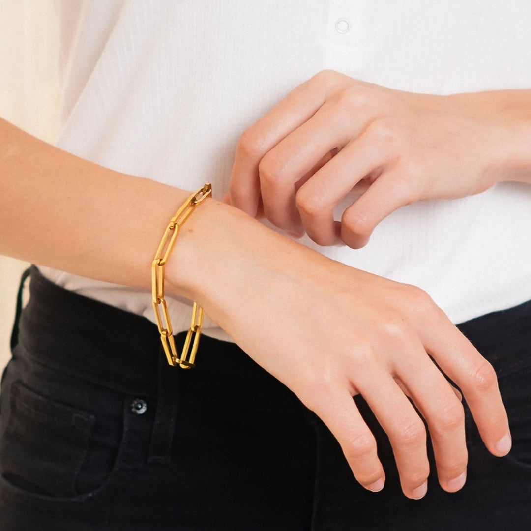 Gold Chain Bracelet Órlaith