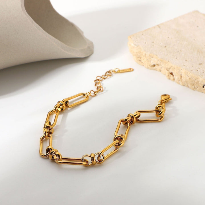 Gold Link Bracelet Méabh