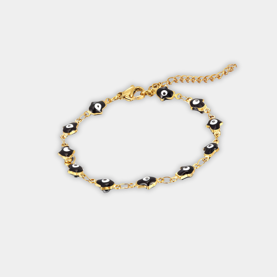 Gold Evil Eye Bracelet Aoibhinn