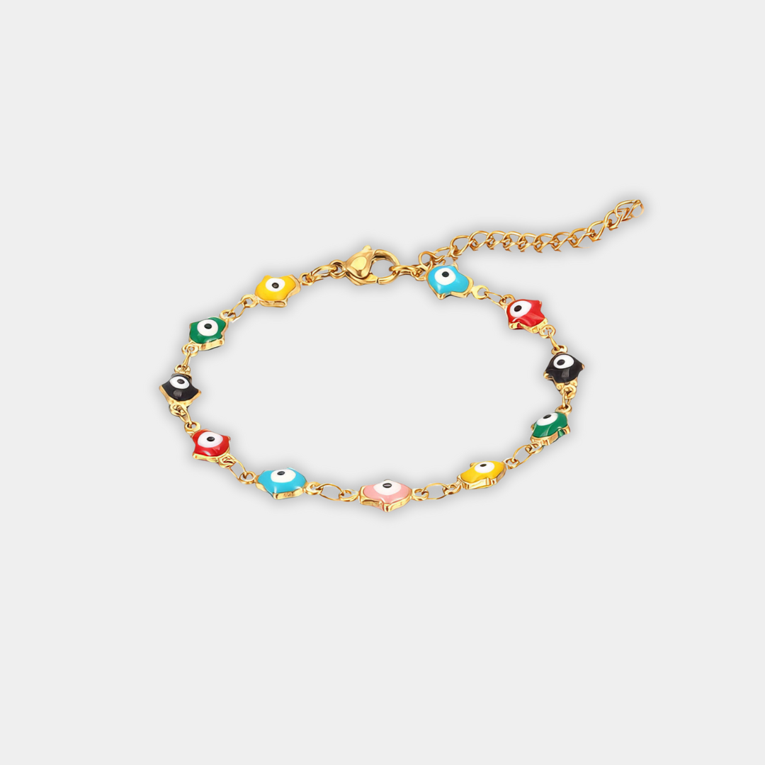 Gold Evil Eye Bracelet Aoibhinn