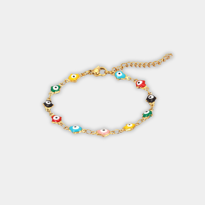 Gold Evil Eye Bracelet Aoibhinn