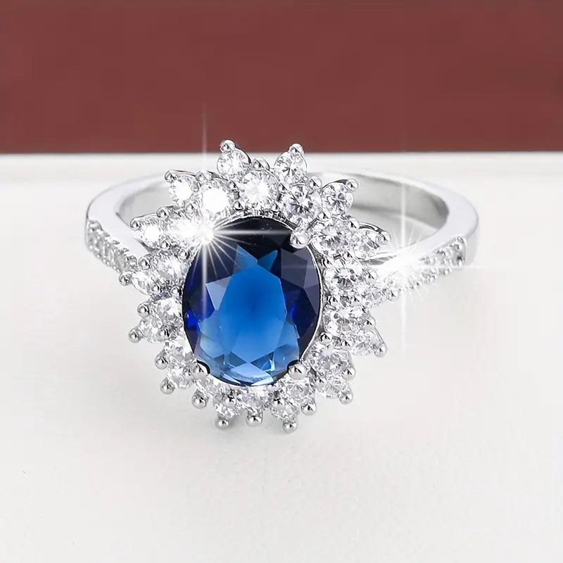 Gold Ring Méabh with Sapphire