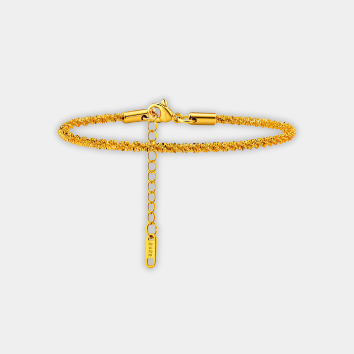 Gold Beaded Chain Bracelet Béibhinn