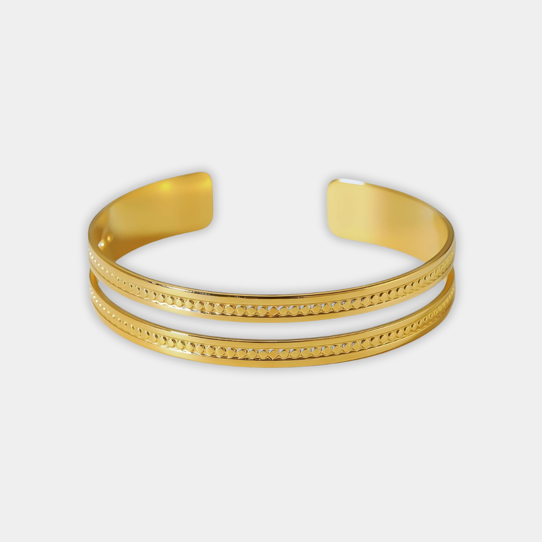 Gold Cuff Bracelet Nuala