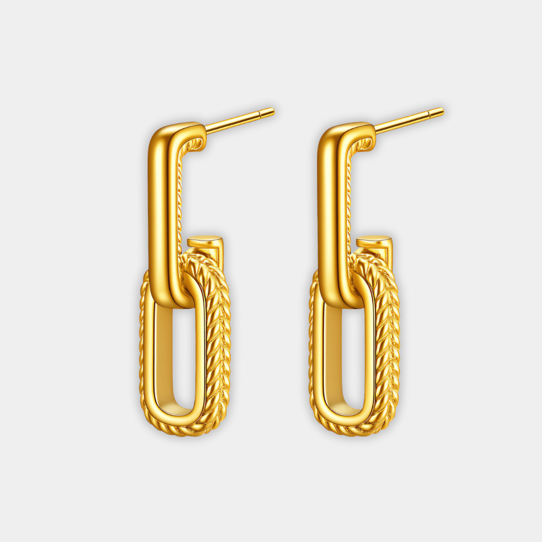 Silver Drop Earrings Eithne