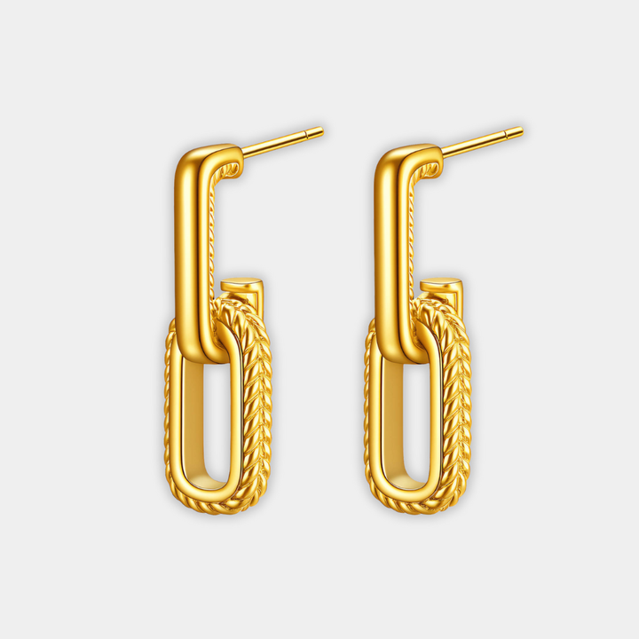 Silver Drop Earrings Eithne