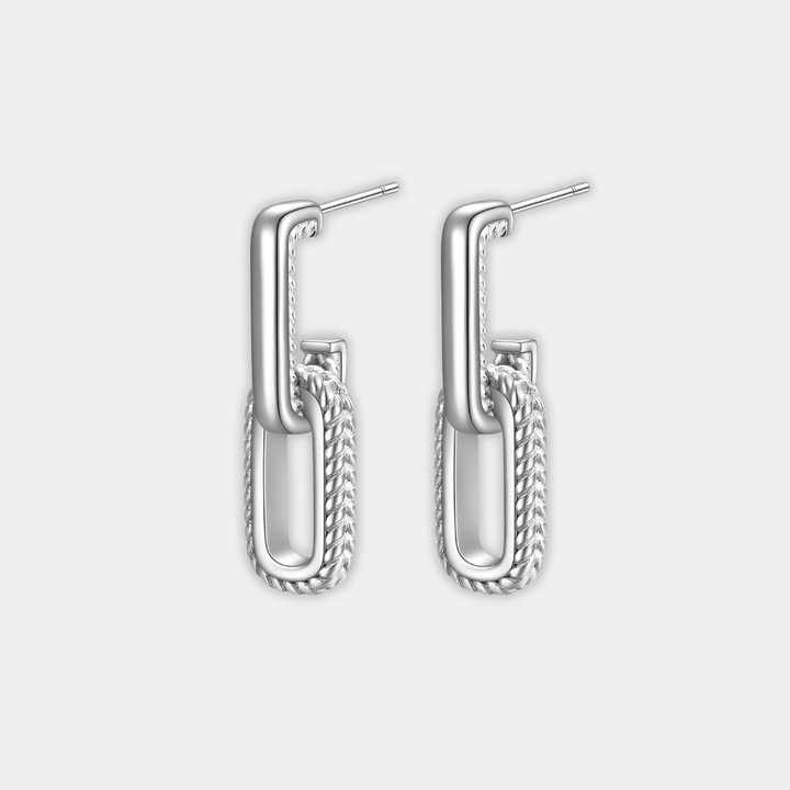 Silver Drop Earrings Eithne