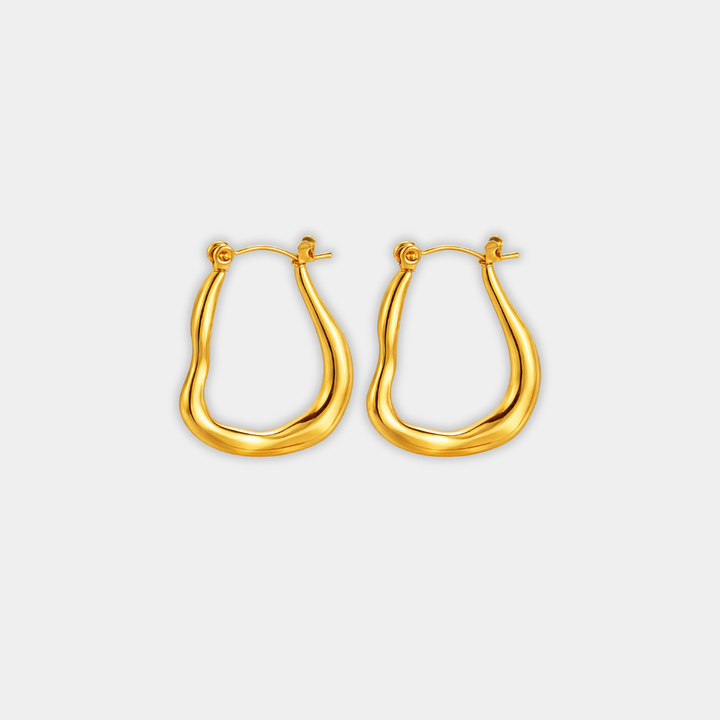 Gold Hoop Earrings Fionnuala