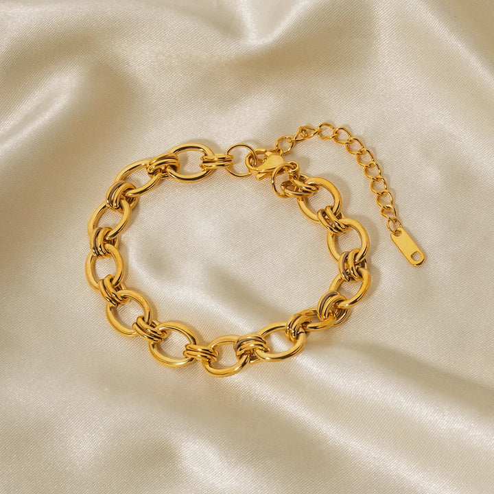 Gold Chunky Link Bracelet Béibhinn