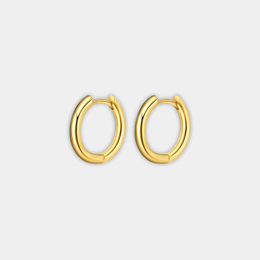 Gold Hoop Earrings Aoife