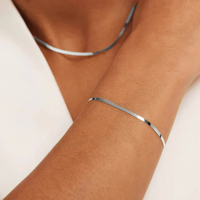 Silver Chain Bracelet Aisling