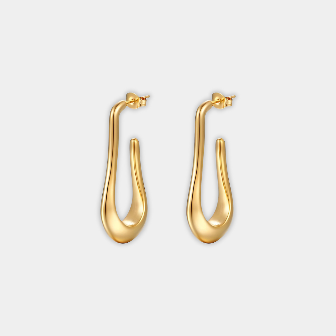 Gold Hoop Earrings Dervla