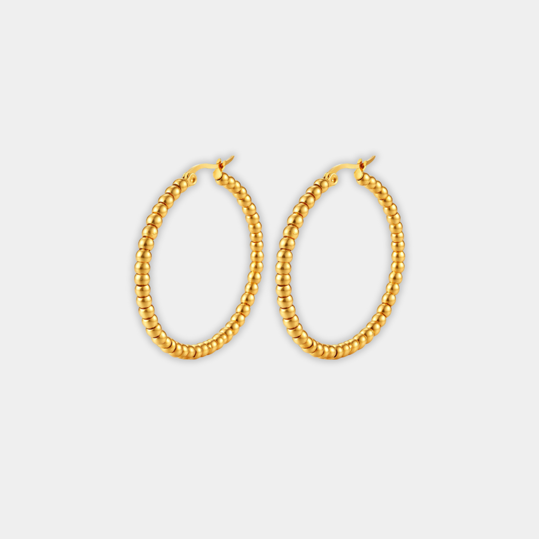 Gold Hoop Earrings Órla