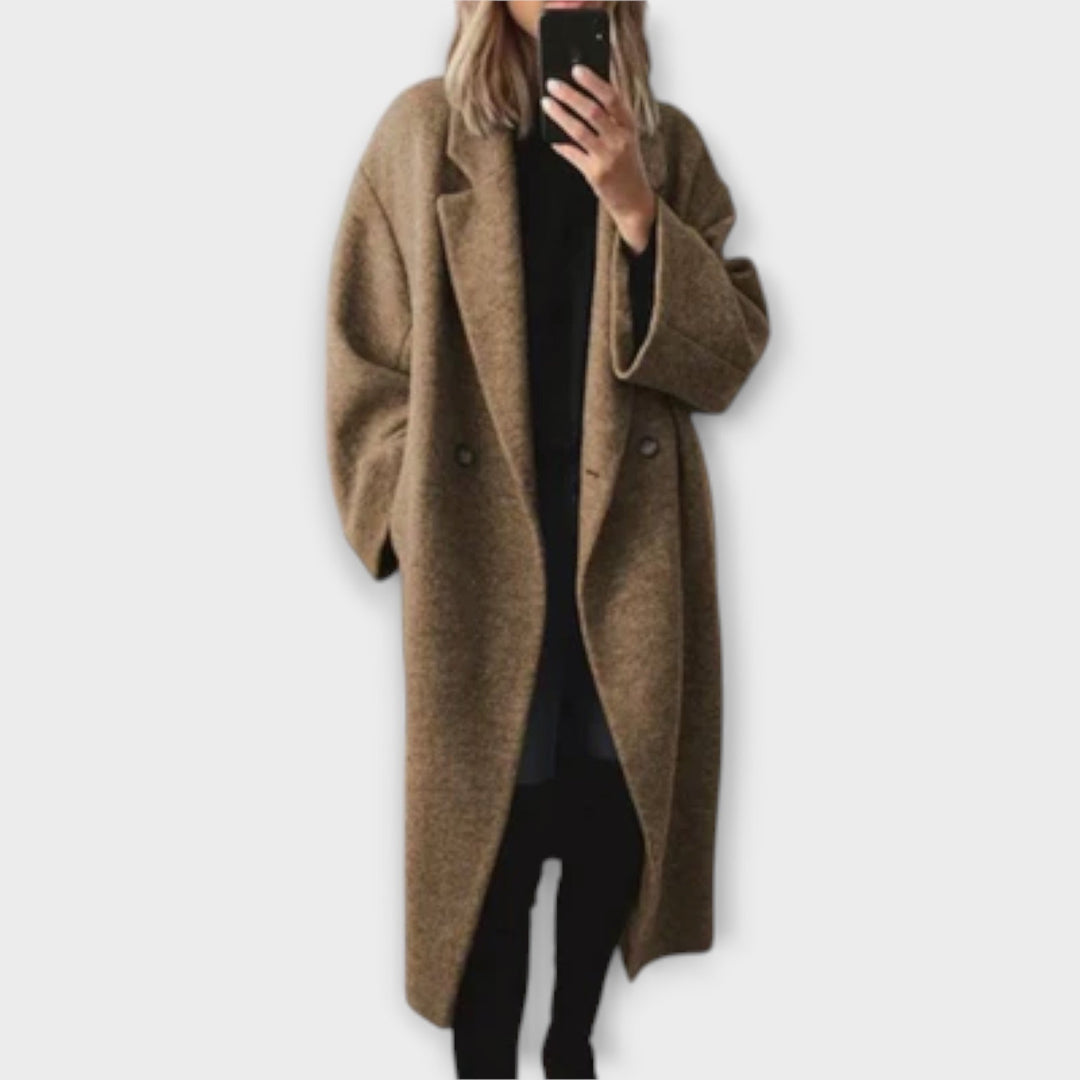 Jennifer - Grauer eleganter Mantel