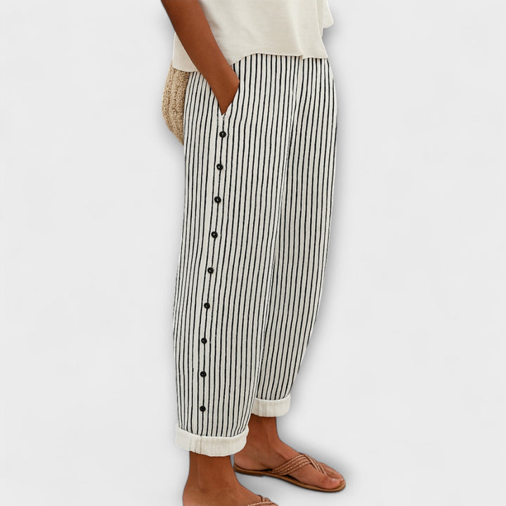 Wilma - Gestreifte Freizeithose