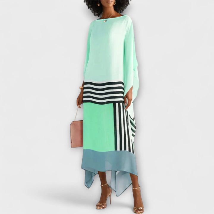 Elenora - Lockerer Kaftan mit geometrischem Muster