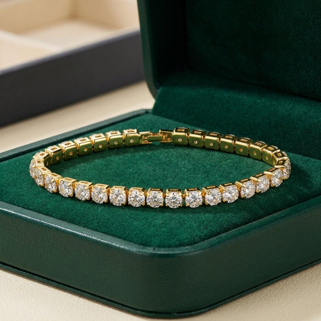 Silver Tennis Bracelet Galway with Zirconia