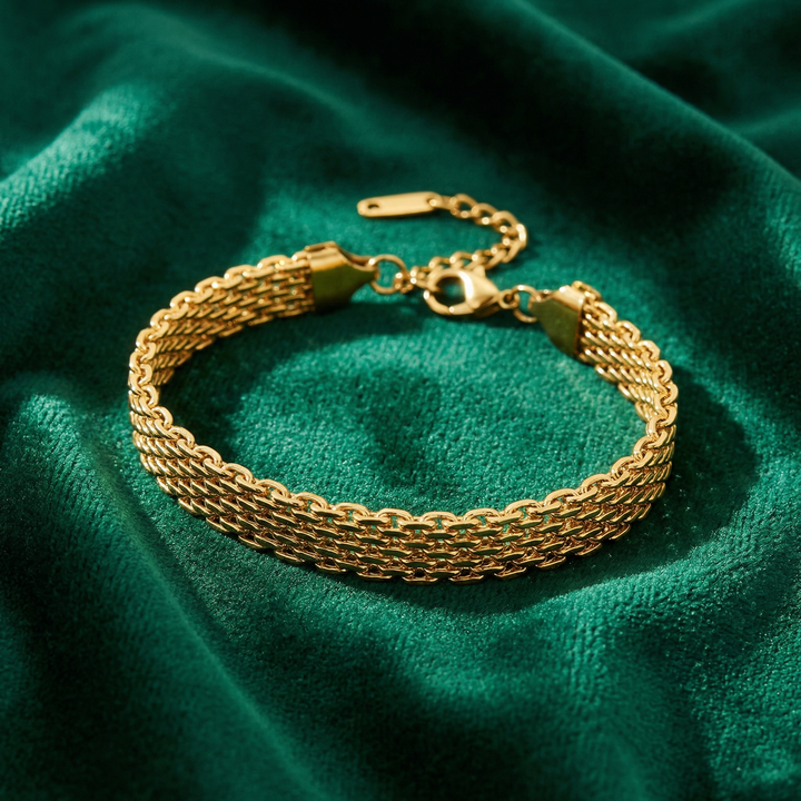 Gold Mesh Bracelet Niamh