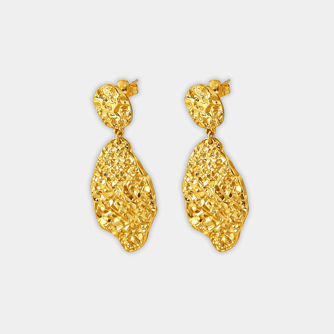 Gold Drop Earrings Siobhán