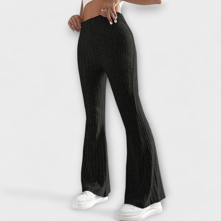 Wibke - Elegante Strick-Schlaghose
