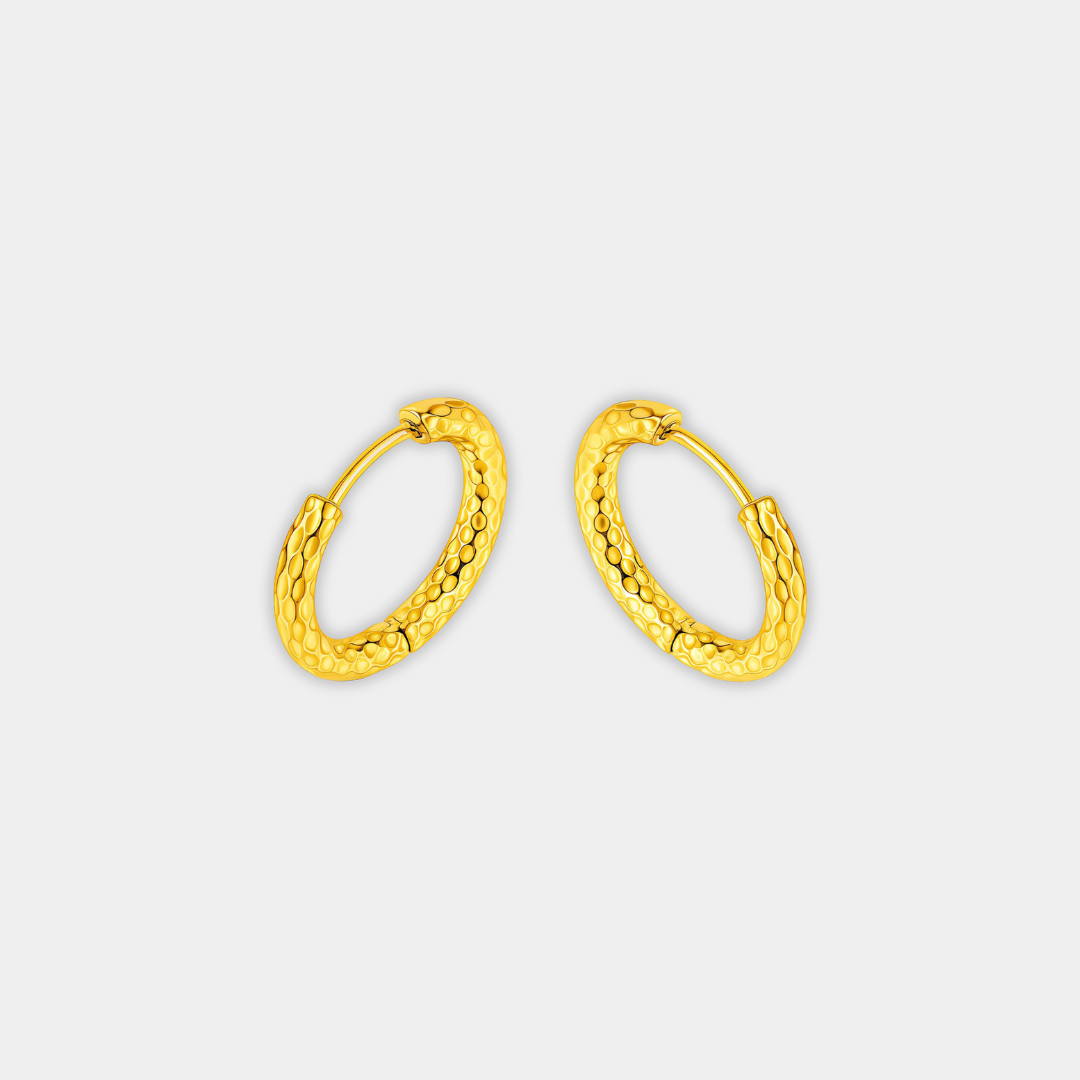 Gold Hoop Earrings Étaín