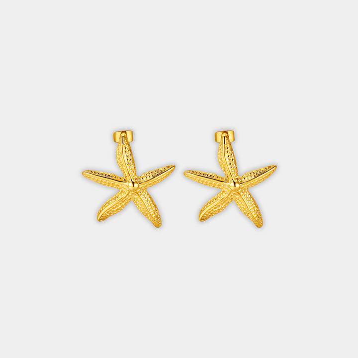Gold Starfish Stud Earrings Aoibhinn