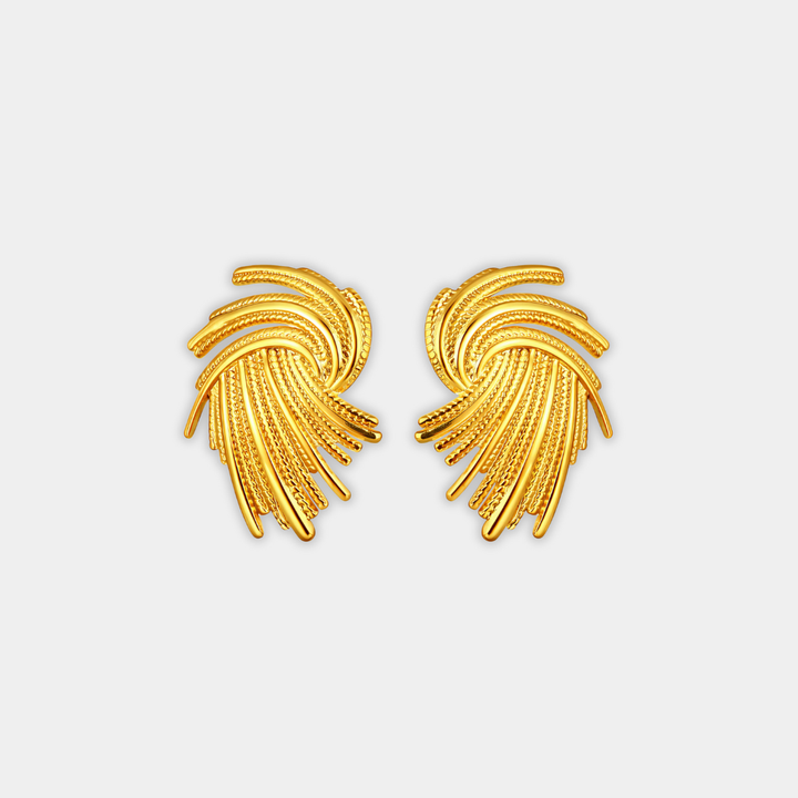 Gold Stud Earrings Fionnuala