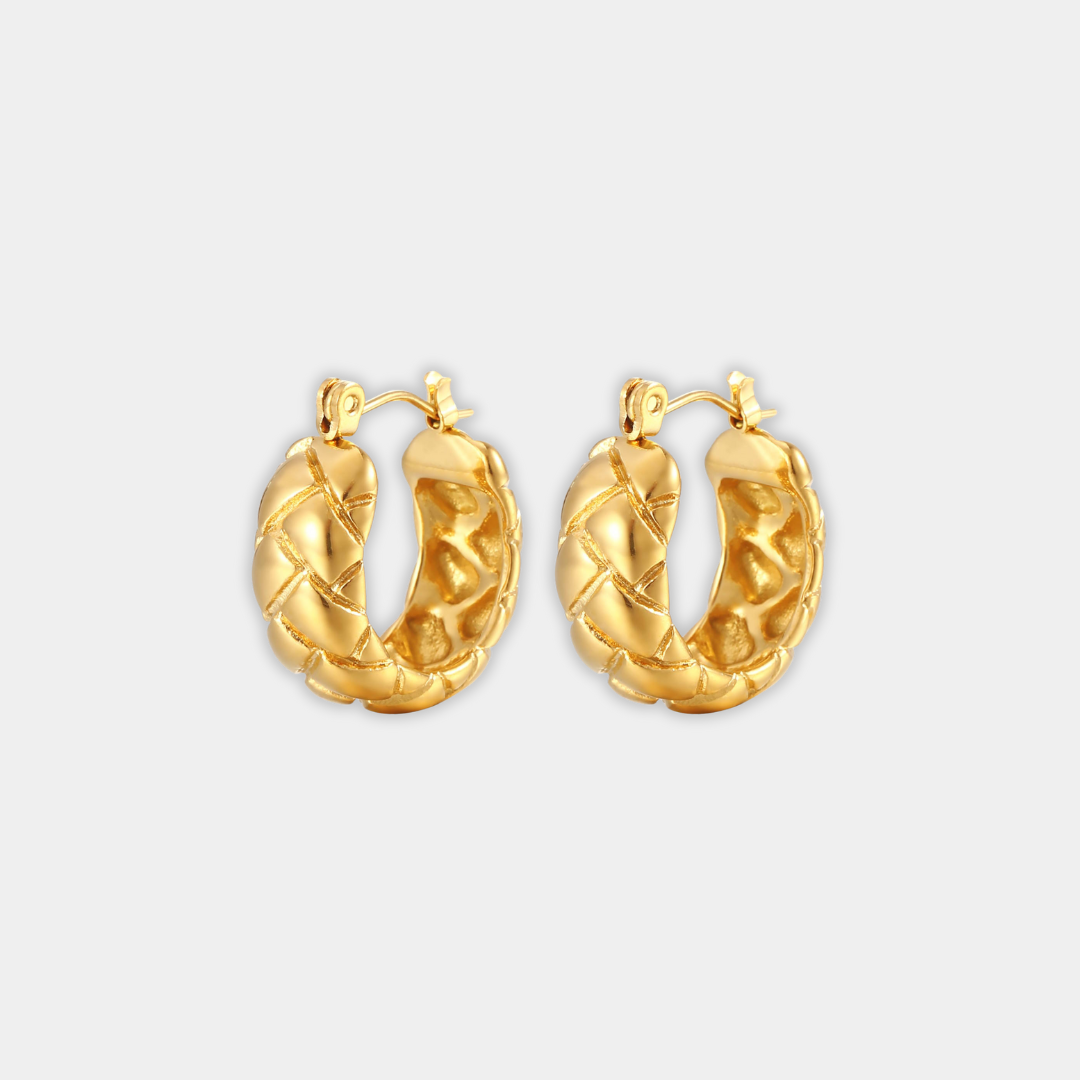 Gold Hoop Earrings Treasa