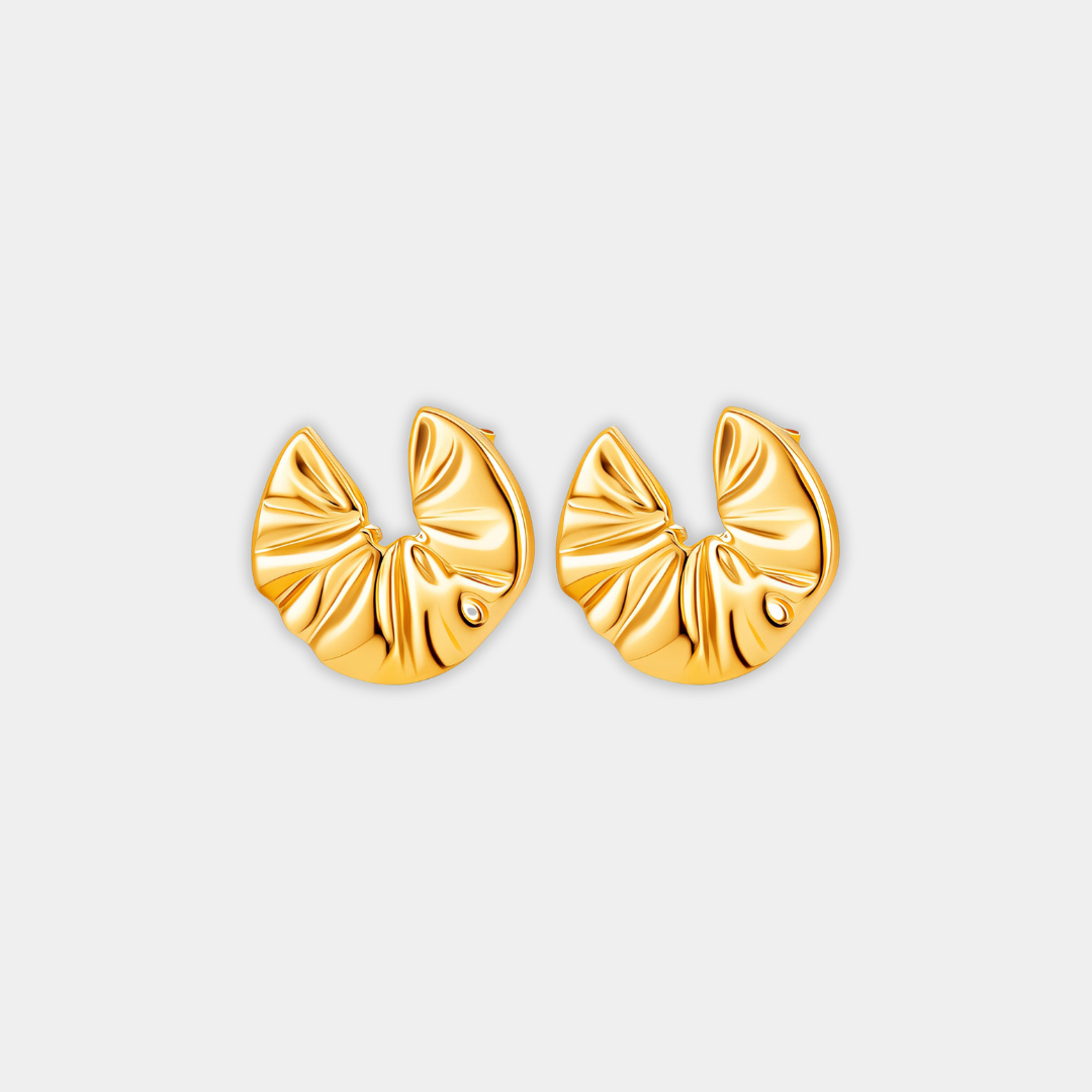 Gold Hoop Earrings Muirne