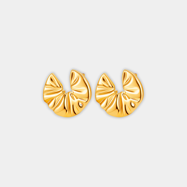 Gold Hoop Earrings Muirne