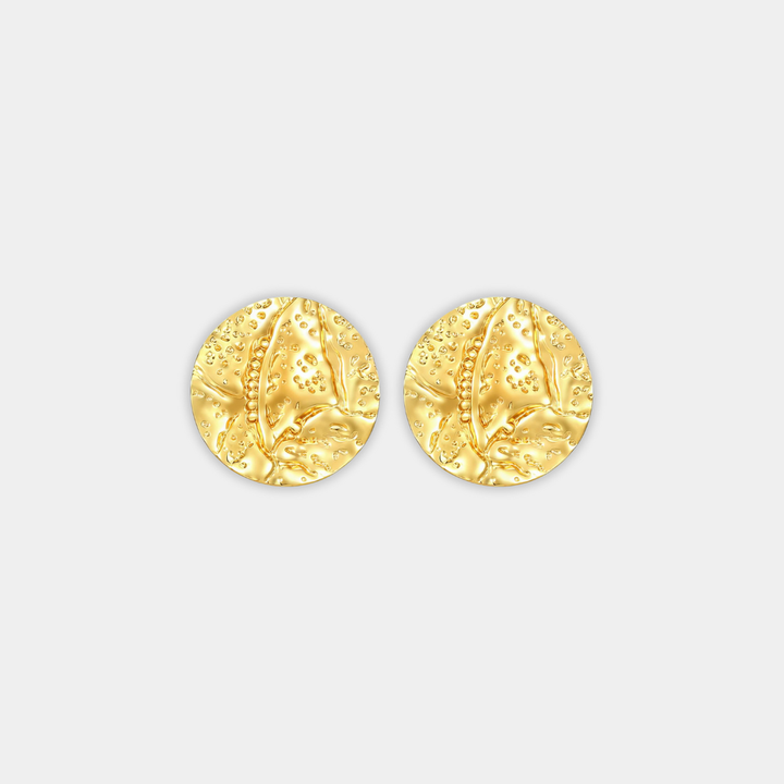 Gold Stud Earrings Dervla