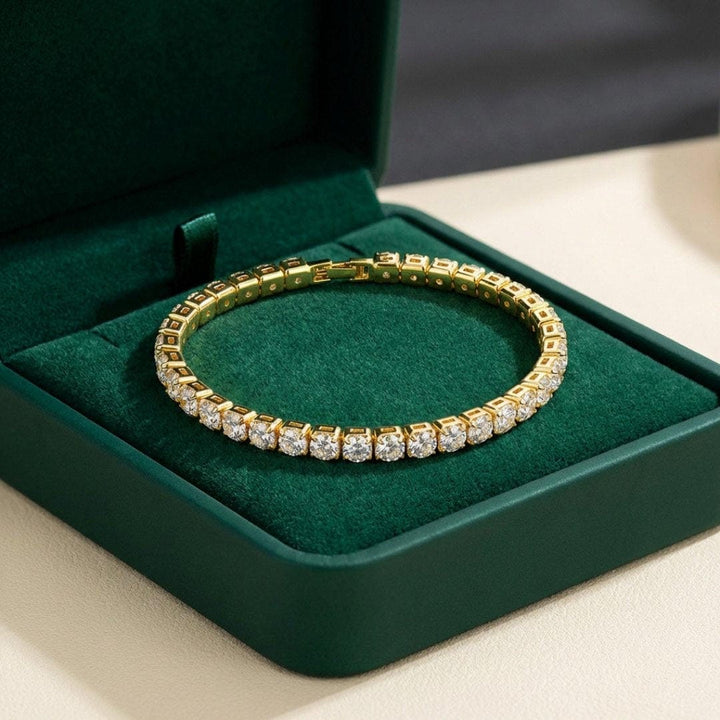 Silver Tennis Bracelet Galway with Zirconia