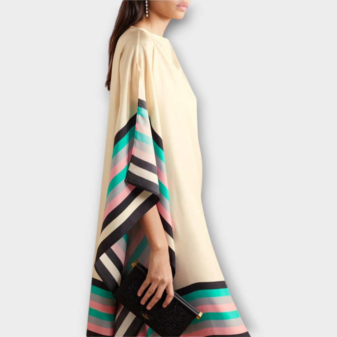 Elenora - Lockerer Kaftan mit geometrischem Muster