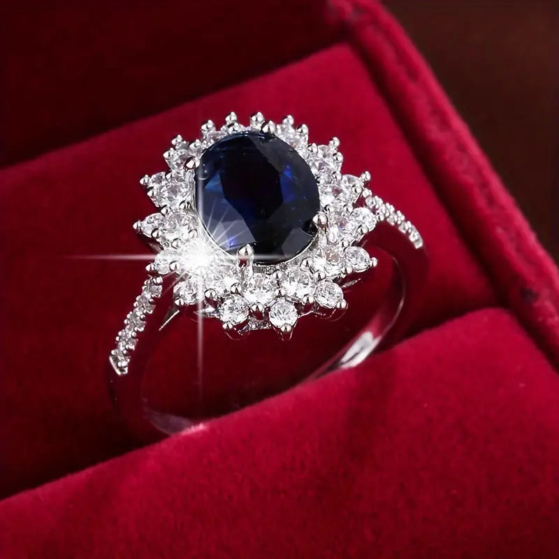 Gold Ring Méabh with Sapphire