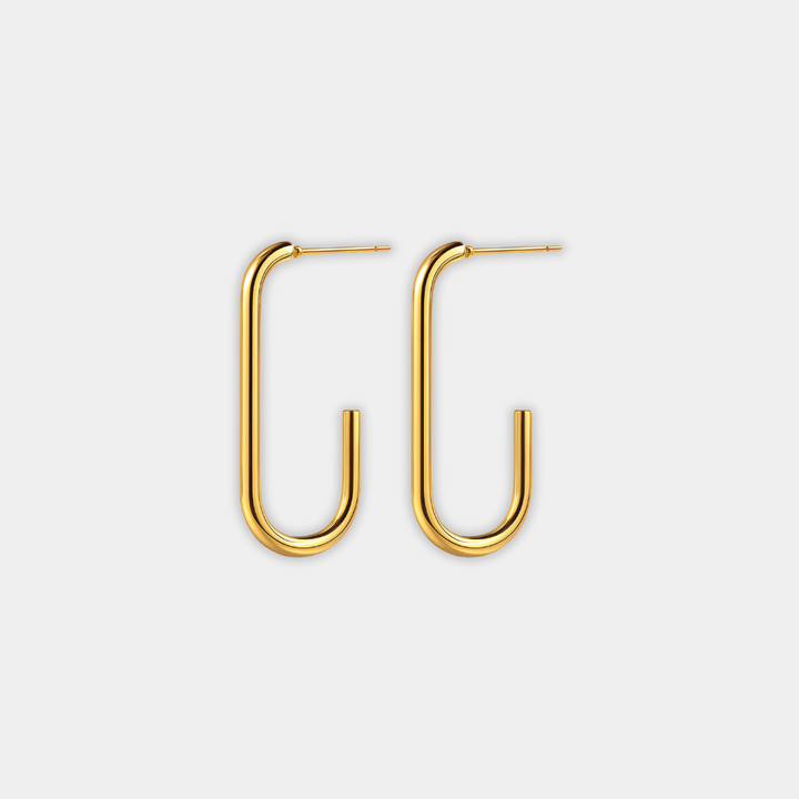 Gold Hoop Earrings Deirdre