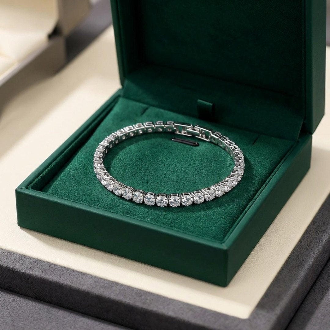 Silver Tennis Bracelet Galway with Zirconia