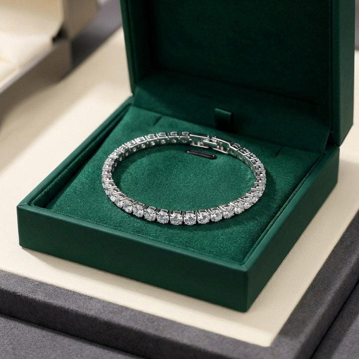 Silver Tennis Bracelet Galway with Zirconia