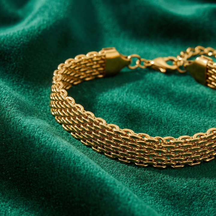 Gold Mesh Bracelet Niamh