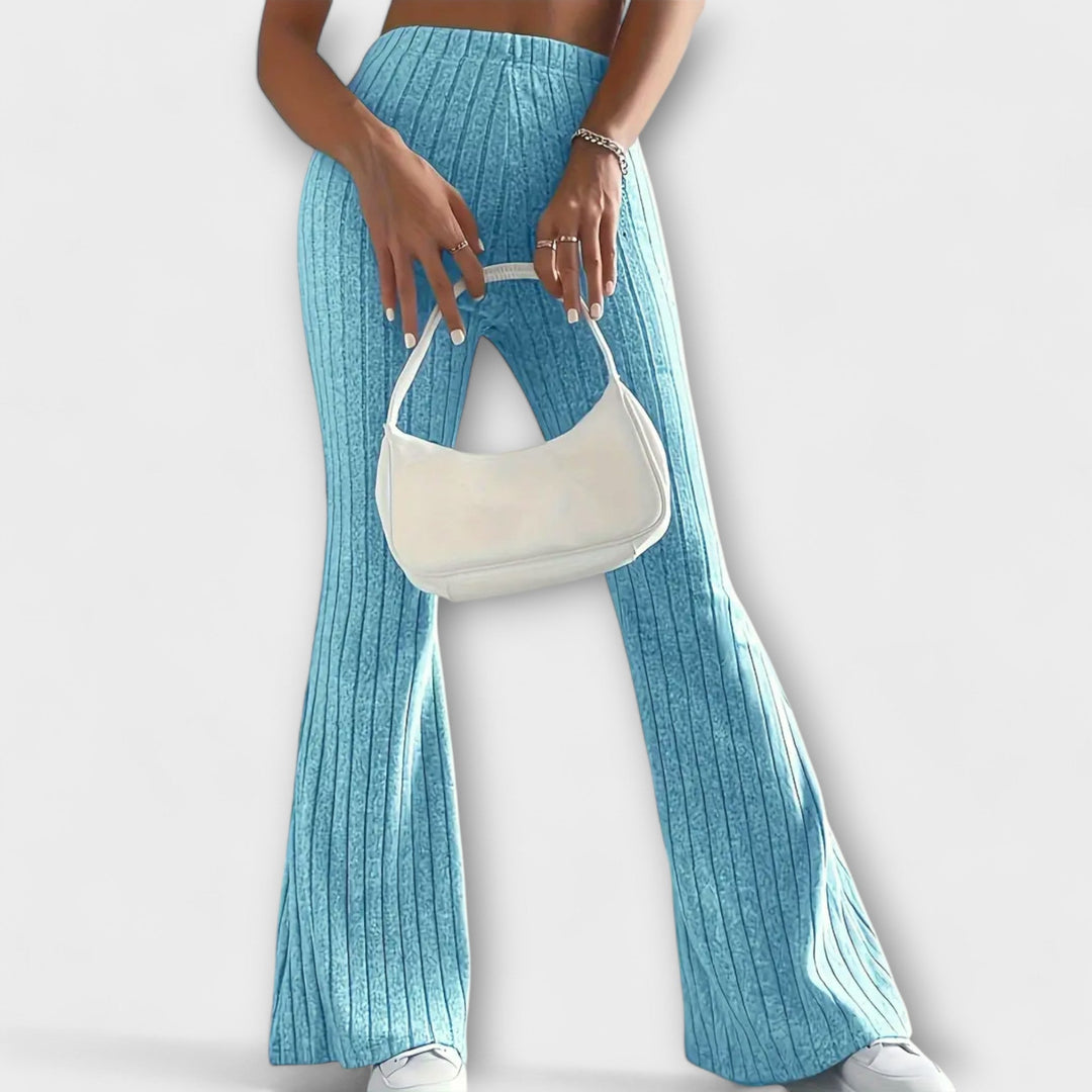 Wibke - Elegante Strick-Schlaghose