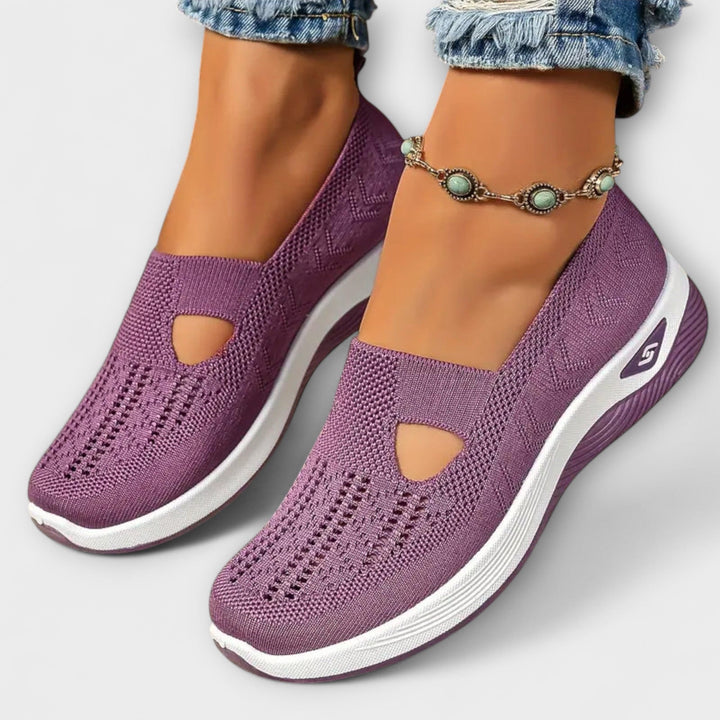 Marlene - Orthopädische Wanderschuhe in Flieder