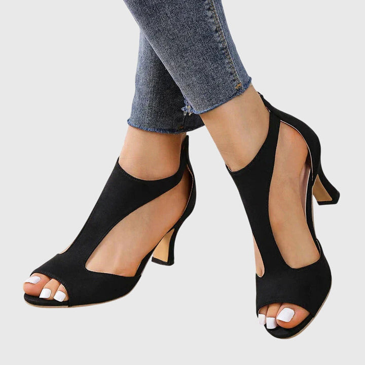 Verena – Elegante Peeptoe-Sandaletten