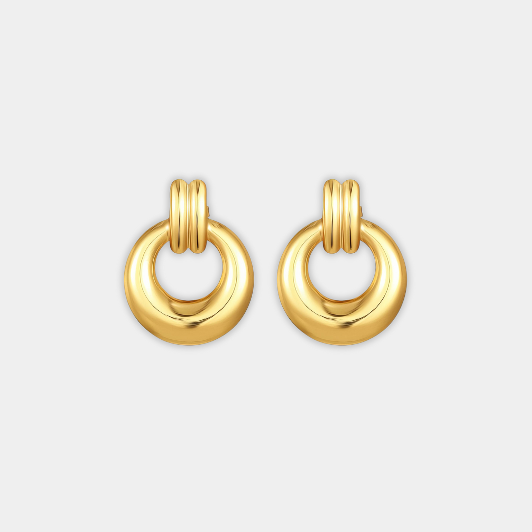 Gold Drop Earrings Nuala