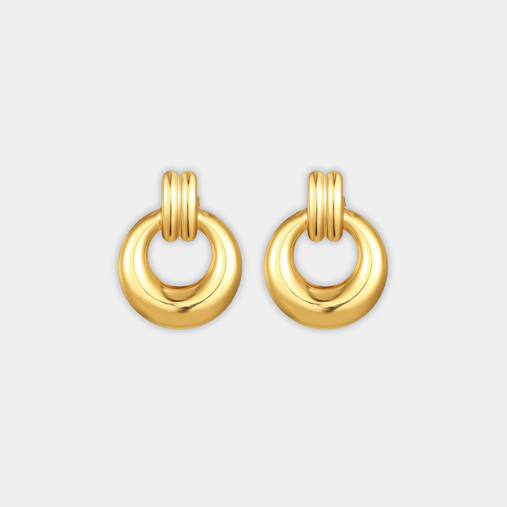 Gold Drop Earrings Nuala