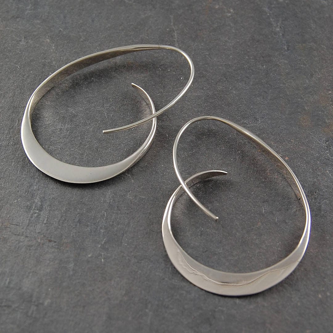 Silver Hoop Earrings Cobh