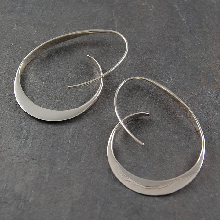 Silver Hoop Earrings Cobh