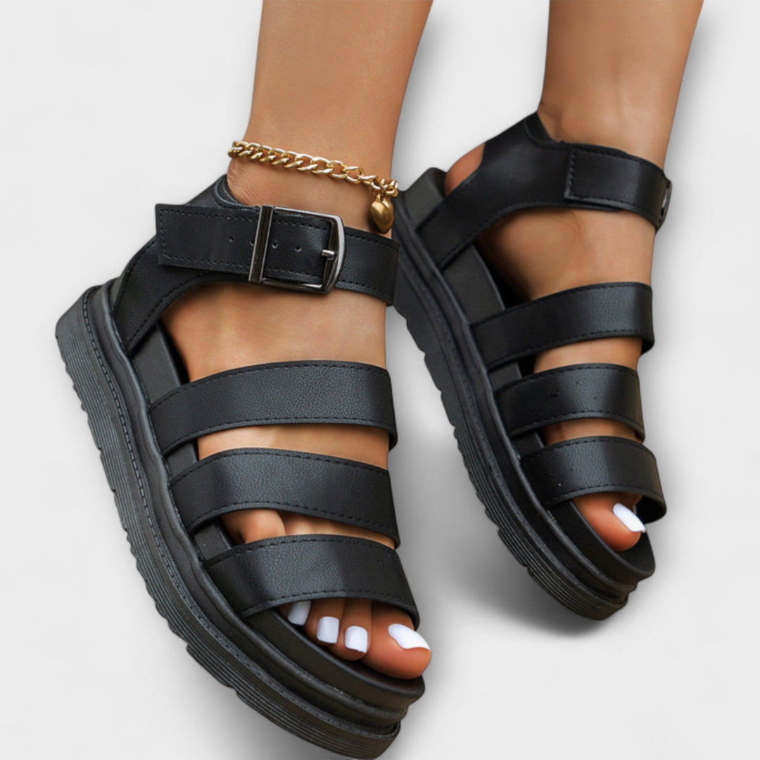 Reinhild - Sandalen mit Mehreren Riemen