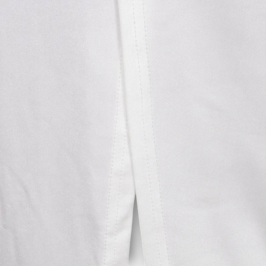Selah - Weisses Langarmkleid mit Strassakzenten